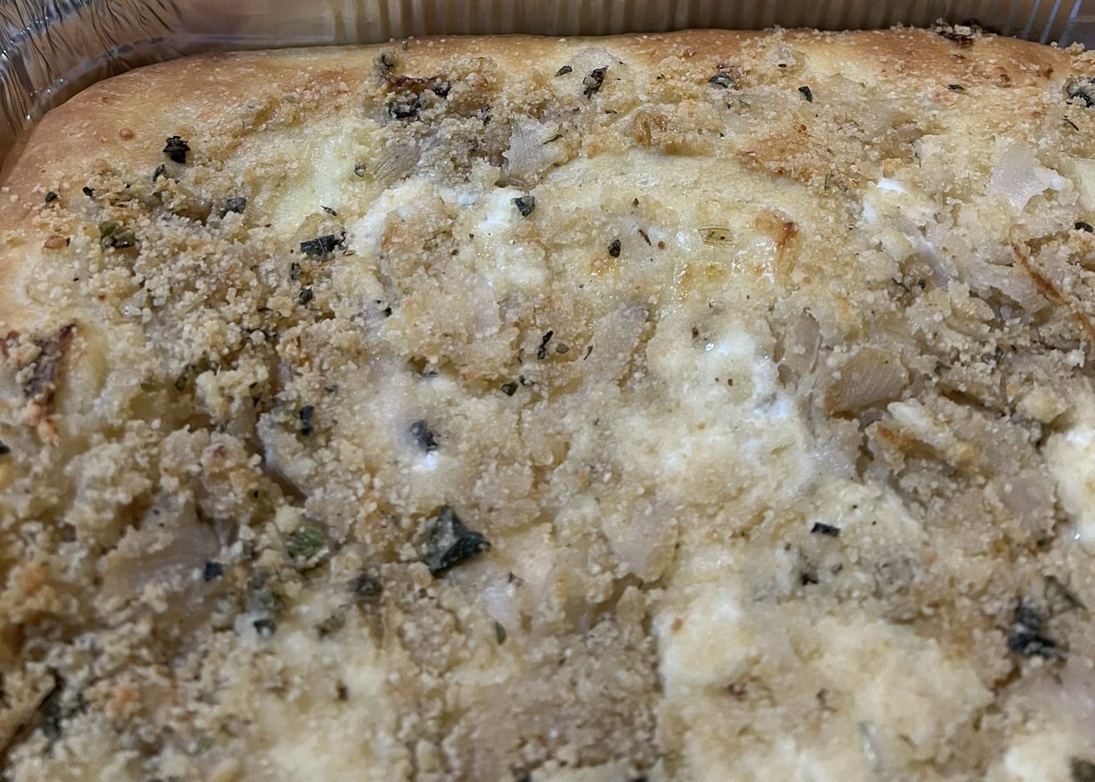 Sfincione Bagherese con Ricotta e Tuma